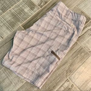 Lee Dungarees Gray Plaid Shorts